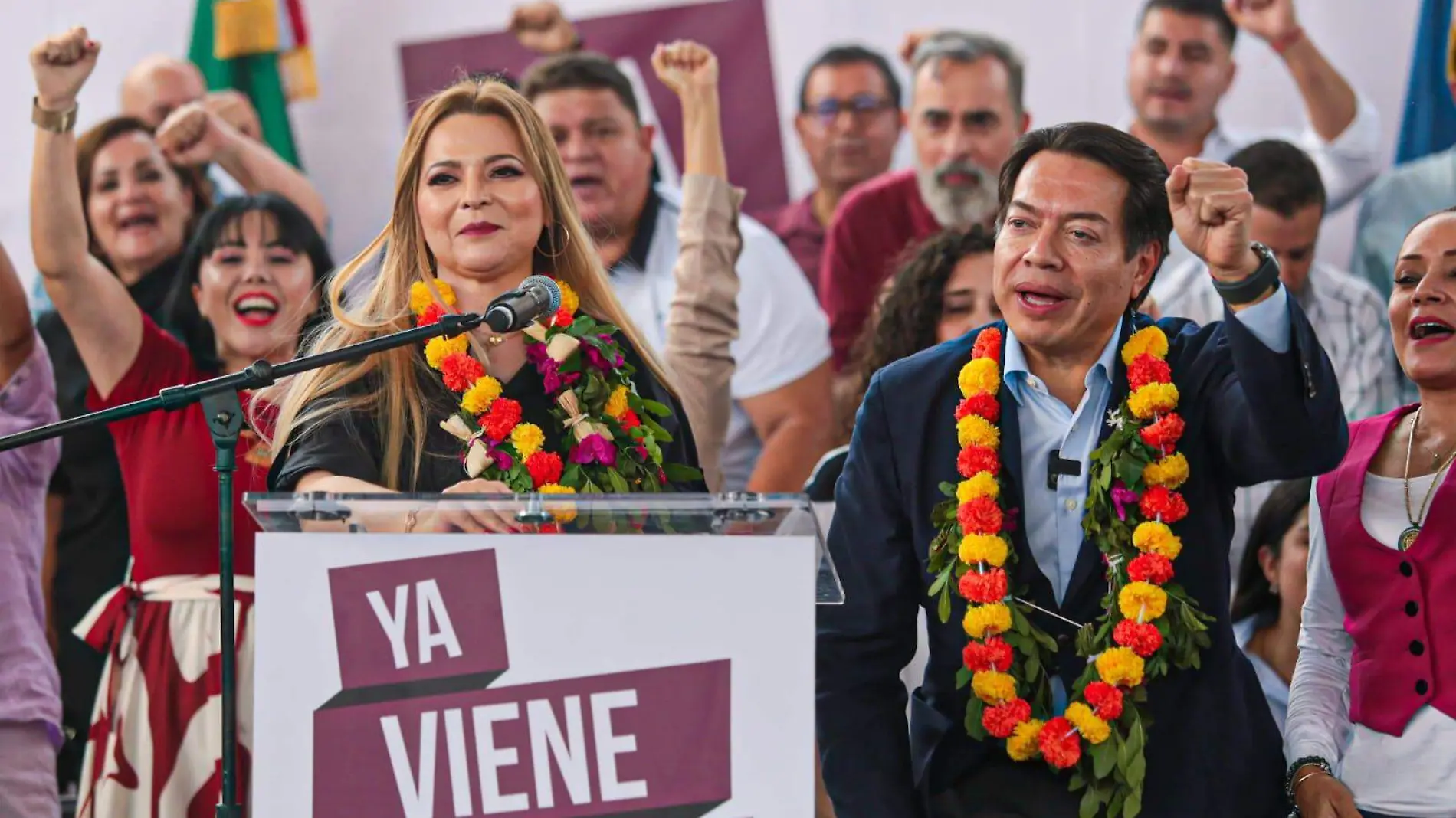 Claudia Delgadillo y Mario Delgado